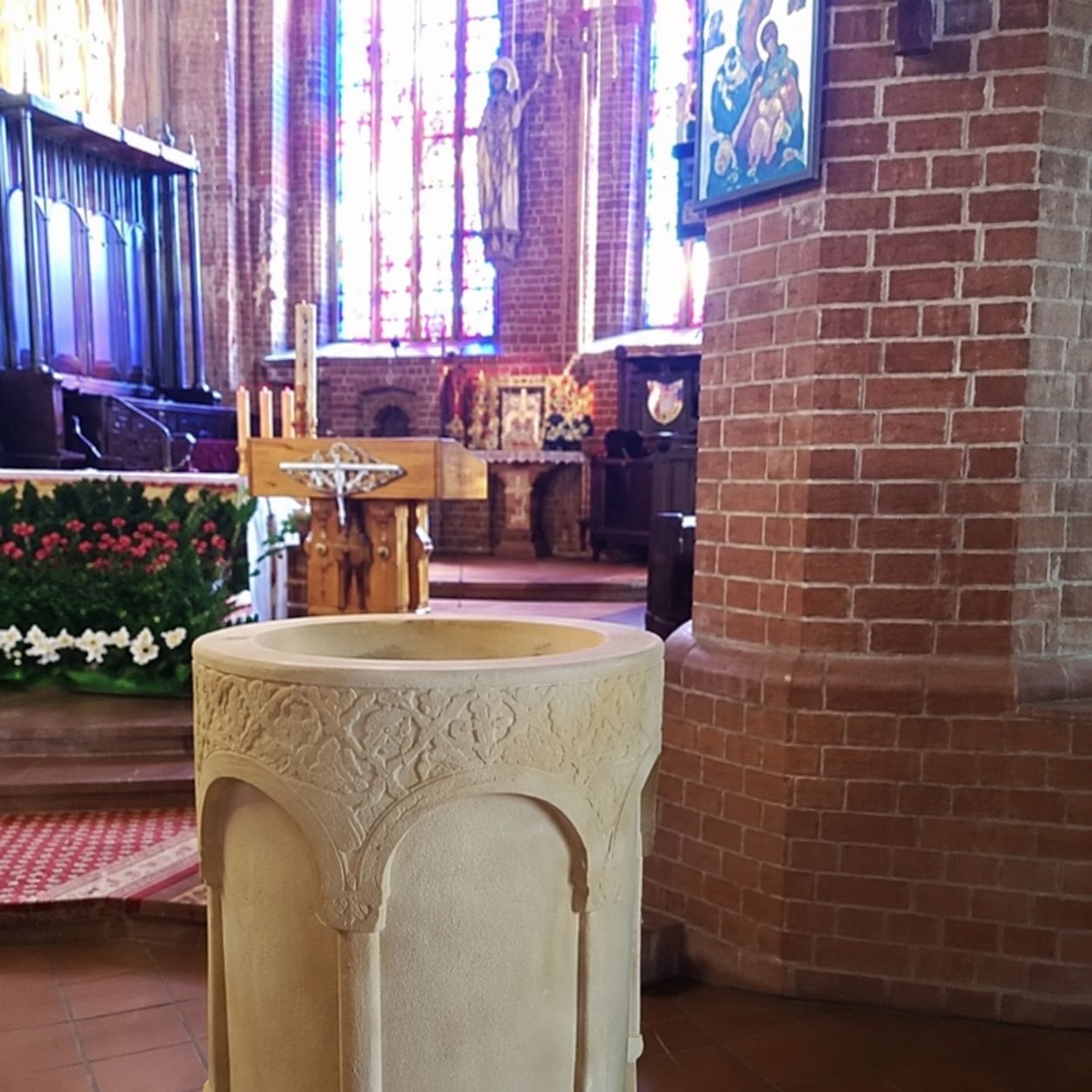 Project: Sandstone Baptismal Font