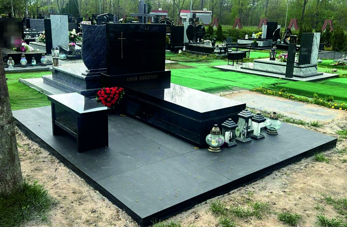 Project: Czarny Szwed — a classic headstone with full landscaping